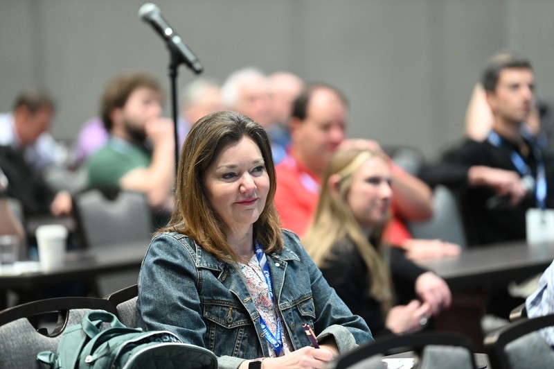 ISS World Expo attendee at an education session